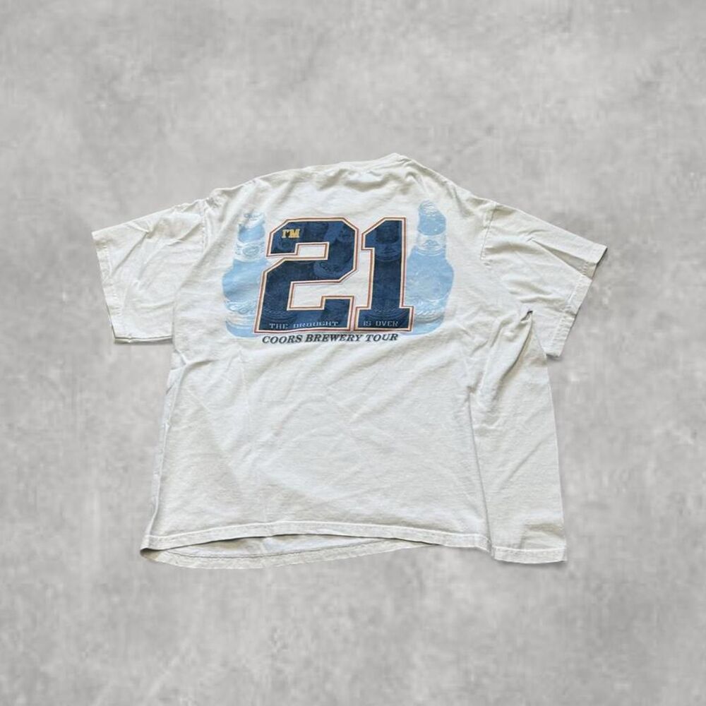 Gildan Men's White and Grey T-shirt